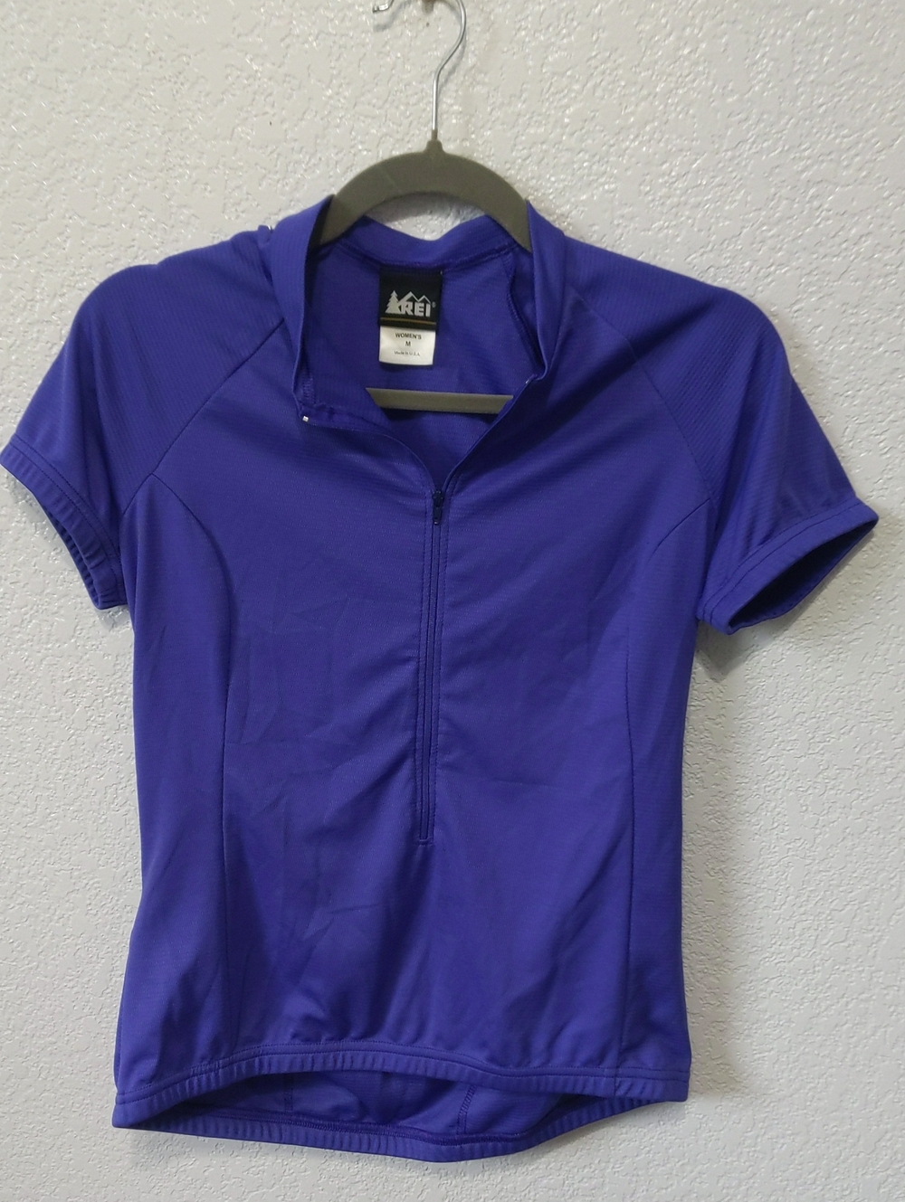 REI Women’s Violet Half-Zip Short Sleeve Cycling Top